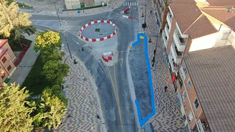 Zonas habilitadas carga y descarga Av. de Galicia. Imagen de redes sociales.