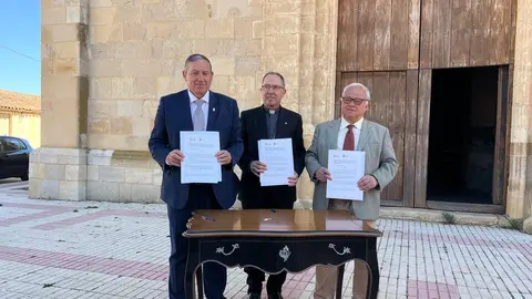 Junta de Castilla y León, Diputación y Obispado de Zamora firman acuerdo de colaboración para restaurar la iglesia de Molacillos