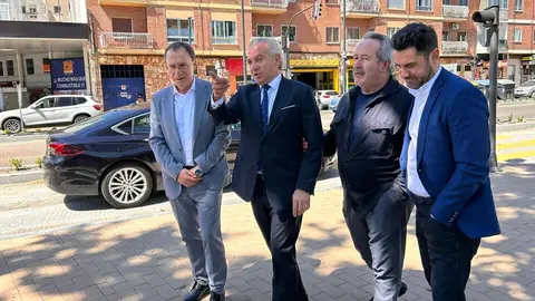 Antidio Fagúndez, diputado en el Congreso por Zamora, Francisco Guarido, alcalde de Zamora