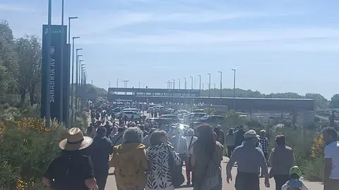 Miles de voces se alzan en Otero contra el recorte ferroviario