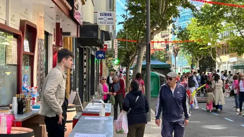 Avenida Tres Cruces, Fiesta del Comercio de Zamora