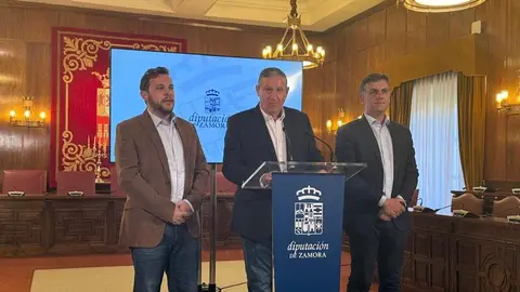 Víctor López, Javier Faúndez y Ramiro Silva