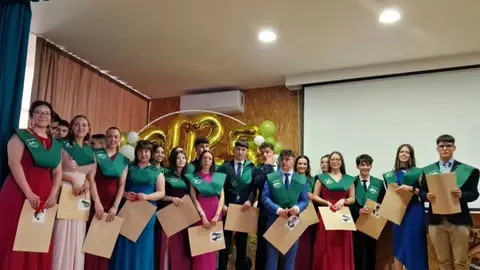 graduación alumnos IES Los Valles de Camarzana de Tera
