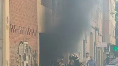 incendio parking Cardenal Mella Zamora