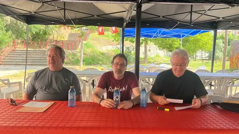 Fiesta de Izquierda Unida Zamora - Franciso Guarido, Miguel Ángel Viñas y Cayo Lara