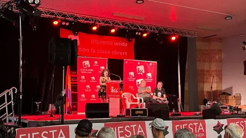 Fiesta de Izquierda Unida Mitin _25