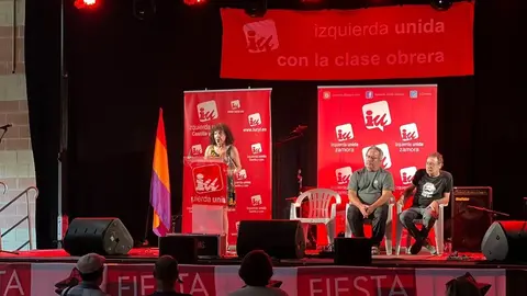 Fiesta de Izquierda Unida Mitin _30