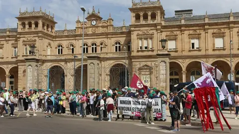Manifestación contra supresión tren Zamora_16