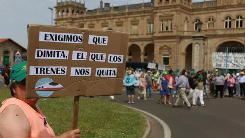 Manifestación contra supresión tren Zamora_18