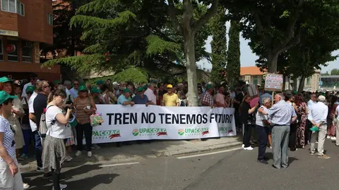 Manifestación contra supresión tren Zamora_20