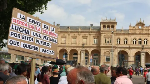 Manifestación contra supresión tren Zamora_23
