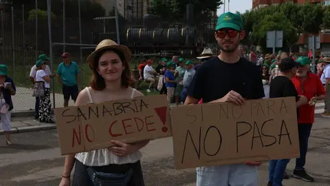 Manifestación contra supresión tren Zamora_2