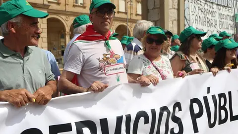 Manifestación contra supresión tren Zamora_6