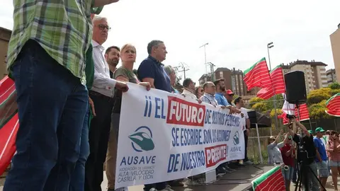 Manifestación contra supresión tren Zamora_9
