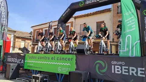 Villalpando pedalea contra el cáncer - Imagen de redes sociales