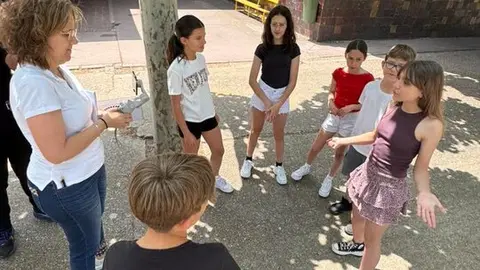 Alumnos Sagrado Corazón de María graban Fijis - Imagen de redes sociales