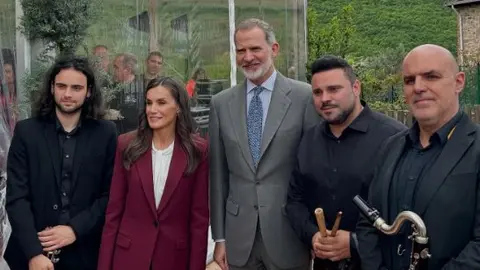 El zamorano Luis Pedraza estrena una pieza musical ante los Reyes