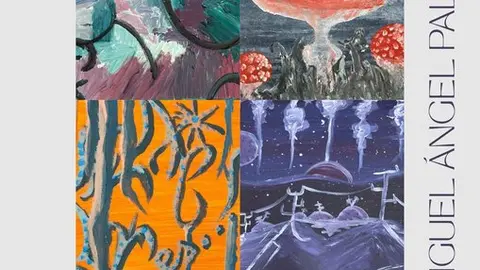 Cartel Exposición Miguel Ángel Palacios