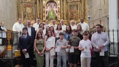 confirmación de jóvenes en Rionegro del Puente