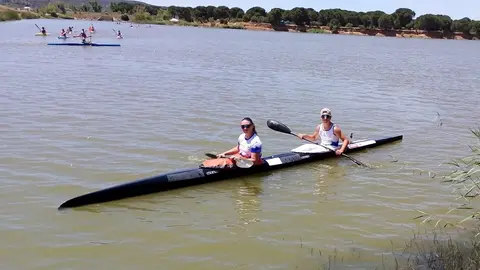 Cto. CyL Sprint Verano 2025 (1) K2 Cadete Remando