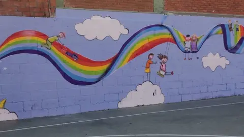 mural, CEIP La Candelaria