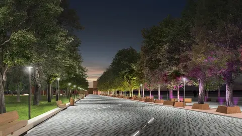 Planos proyecto de los Paseos de la Mota