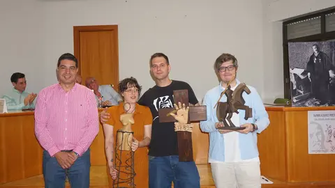 Premiados esculturas Homenaje a Ramón Álvarez