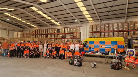 Entrega material complementario Protección Civil Castilla y León