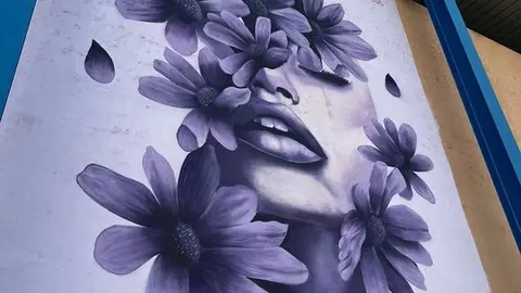 mural Gela Ramos en Santibáñez de Tera. IMAGEN CEDIDA  (2)