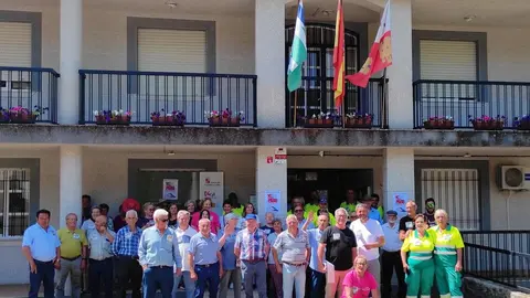 parón cinco minutos en Pedralba de Pedradería