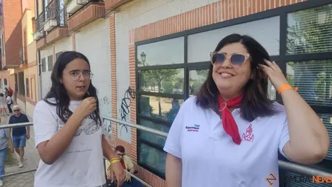 Beatriz Asensio, alcaldesa de Benavente, durrante las fiestas del Toro Enmaromado 