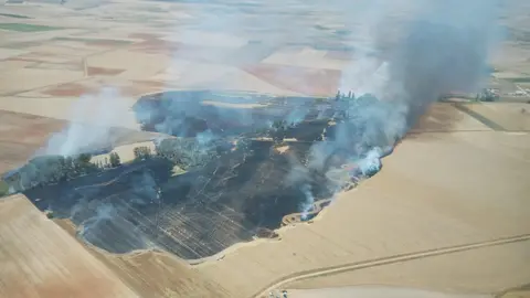 Incendio villarin de campos