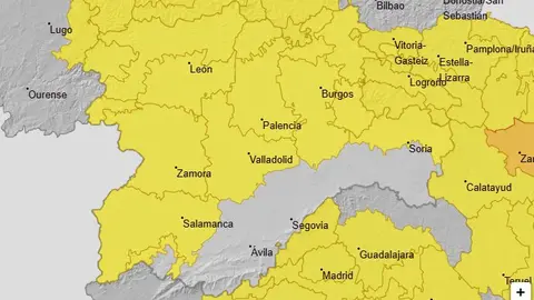 Aviso Amarillo por tormentas