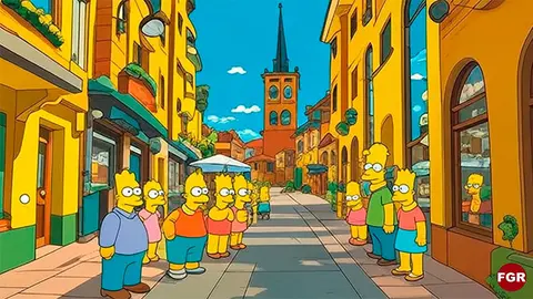 Los Simpson. Imagen de Inter Benavente