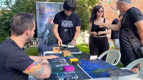 Jardines del Castillo de Zamora, “Juegos de Mesa en la Calle”