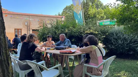 Jardines del Castillo de Zamora, “Juegos de Mesa en la Calle”