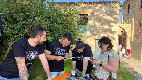 Jardines del Castillo de Zamora, “Juegos de Mesa en la Calle”