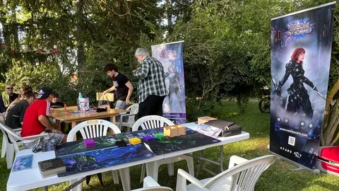 Jardines del Castillo de Zamora, “Juegos de Mesa en la Calle”