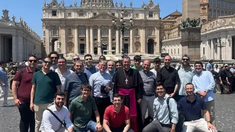 Un seminarista zamorano participa en el Jubileo de los seminaristas en Roma