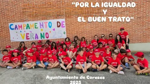 Campamento de Verrano en Coreses Por la  Igualdad y el Buen Trato