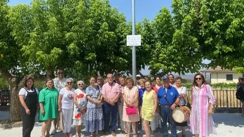Inaugurcion del parque Conchita Regojo en Fermoselle - Imagen de redes sociales