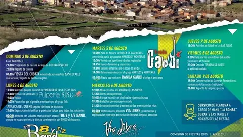 Cartel de las fiestas de La Torre de Aliste - Imagen de redes sociales