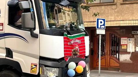 Los camioneros celebran a su patrón, San Cristóbal, por las calles de Zamora