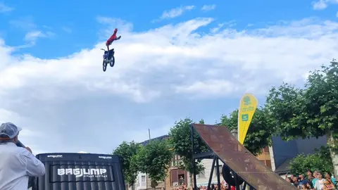 Exhibición de Freestyle Motocross