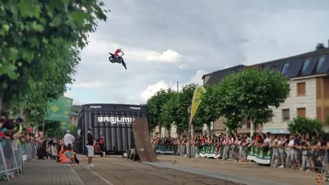 Exhibición de Freestyle Motocross