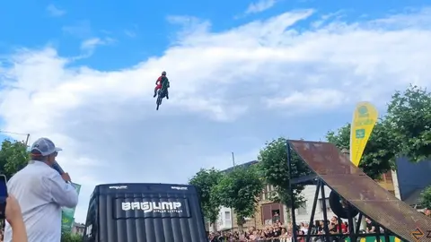 Exhibición de Freestyle Motocross