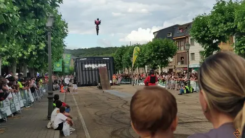 Exhibición de Freestyle Motocross