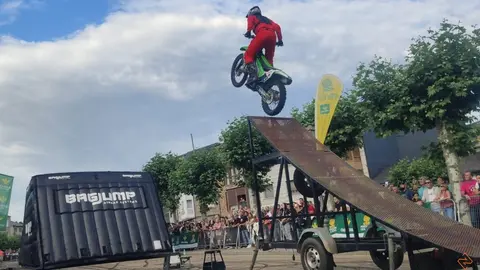 Exhibición de Freestyle Motocross