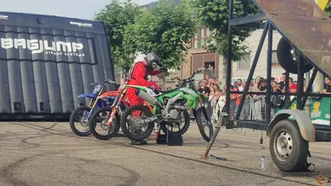 Exhibición de Freestyle Motocross