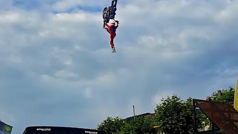Exhibición de Freestyle Motocross